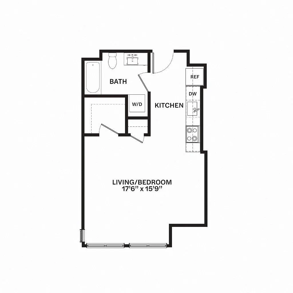 Floor plan Studio A10