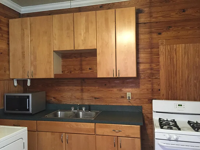 kitchen with gas stove