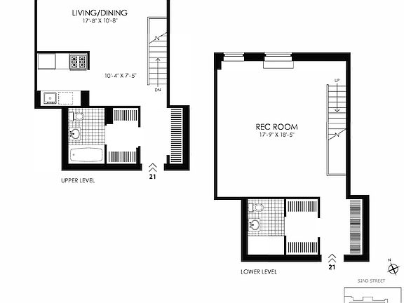 2nd image of 410 W 53rd St APT 121