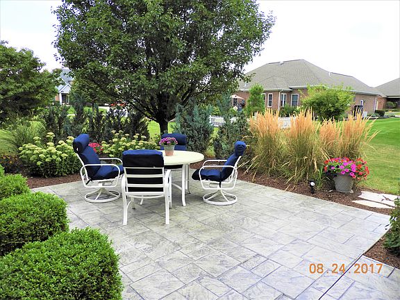 Patio with french doors 