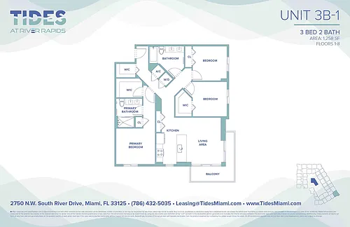 Floor plan 3B-1