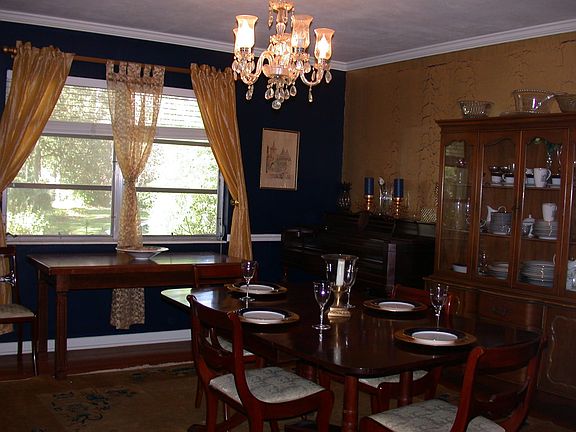 Large dining room & eat in kitchen