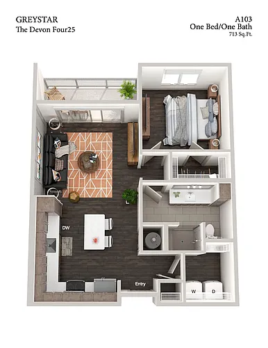 Floor plan A103