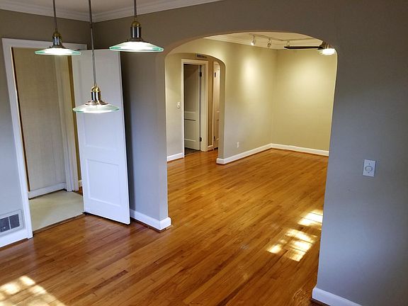 Dining room looking into living room