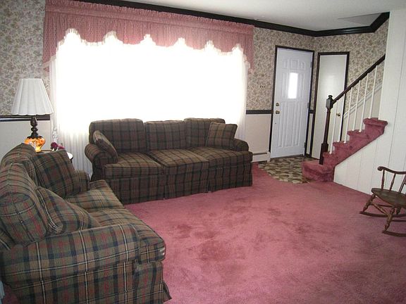 Living room with large picture window
