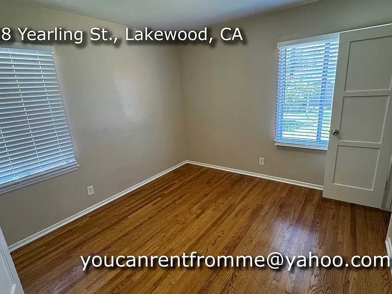 Rear Bedroom with Dual Closets