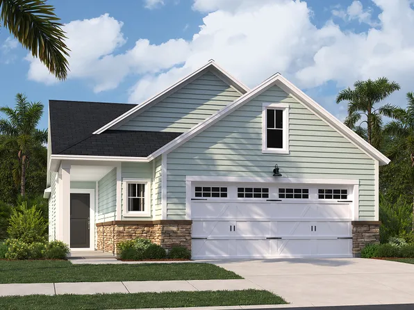 HAMPTON Plan, Horizons at Carnes Crossroads | 55+ : Cottage Collection