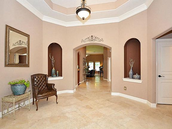 Travertine flooring!