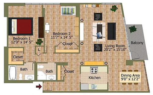 Floor plan C-2
