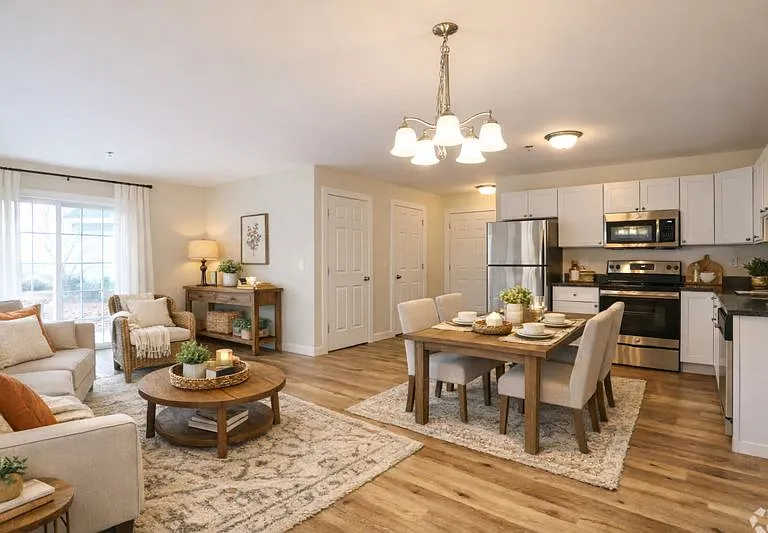 Open Living / Kitchen Area