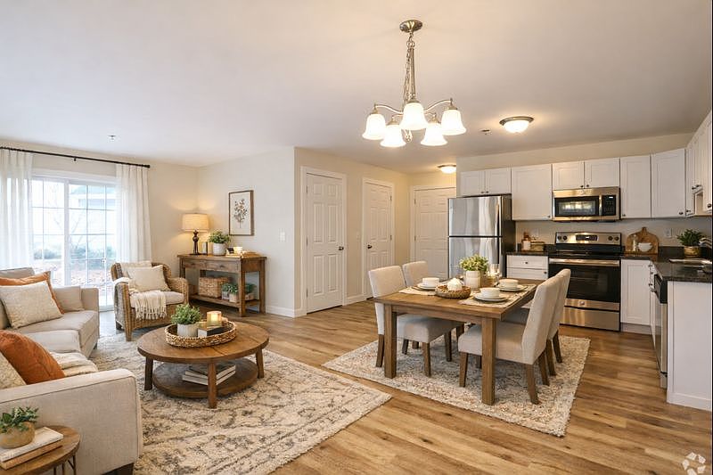 Open Living / Kitchen Area