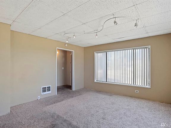 Bright living room off of the front entry