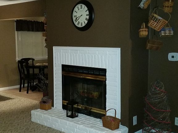 fire place  in living room