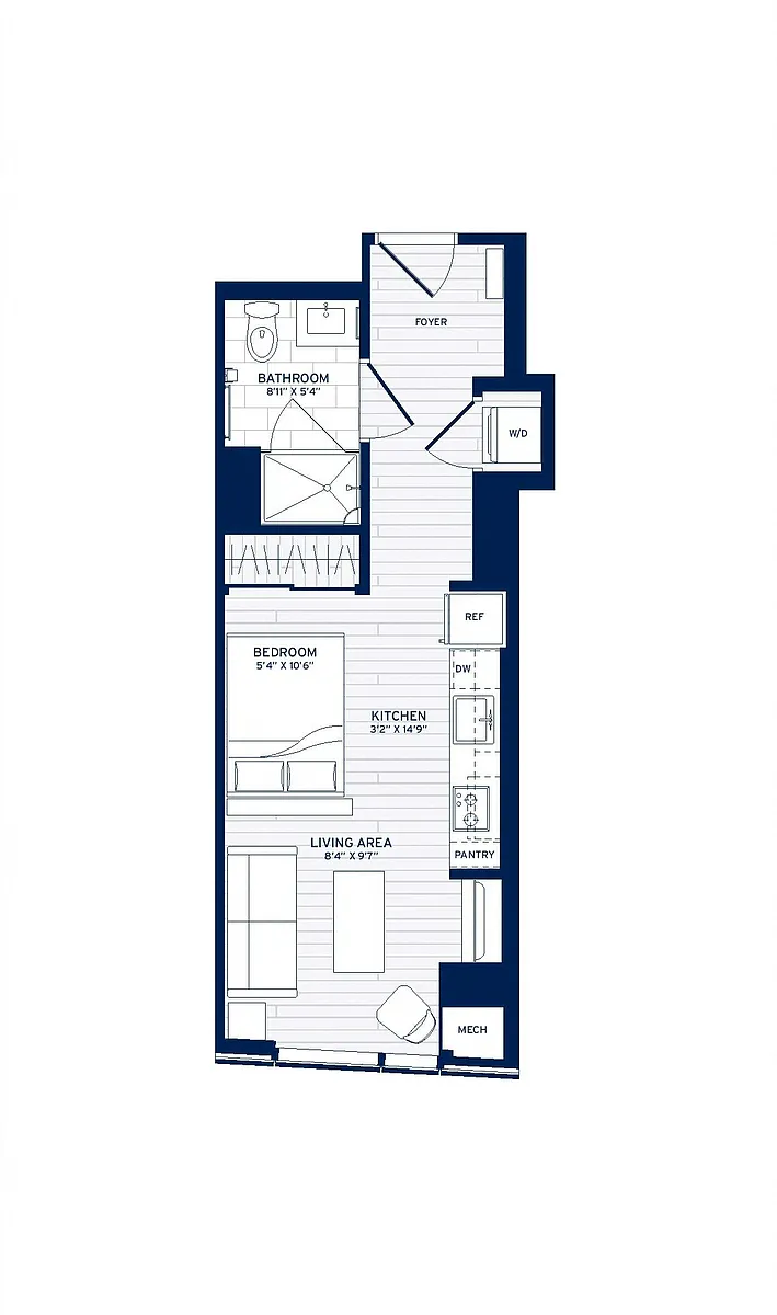 Floor plan Metro-A1