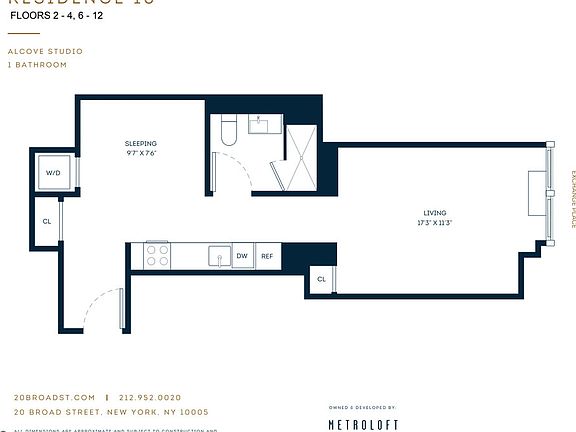 2nd image of 20 Broad St APT 1110
