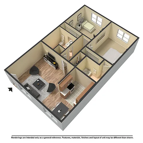 Floor plan 2X2