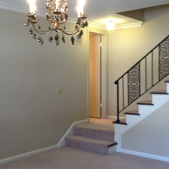 partial view of living room and stairs