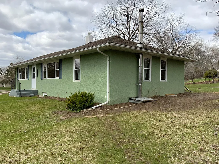 Back side of house