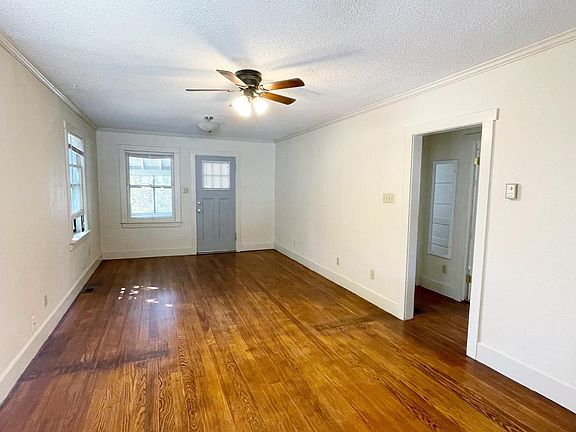 open floor plan - living room + dining room