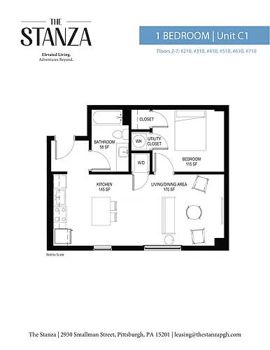 Floor plan Unit Type C1