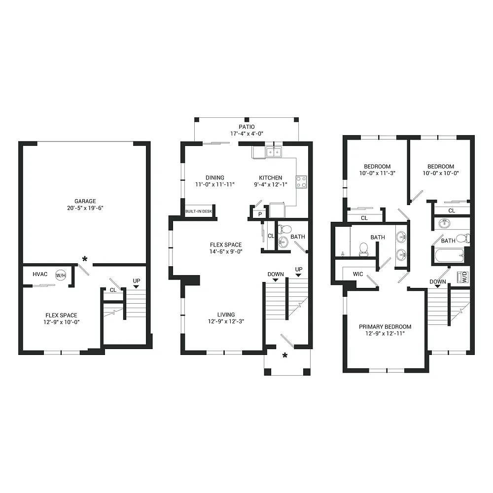 Floor plan Laurel Townhome