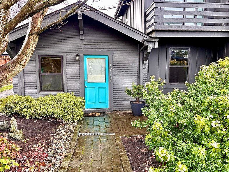 Front entrance view. Bedroom is to the right.