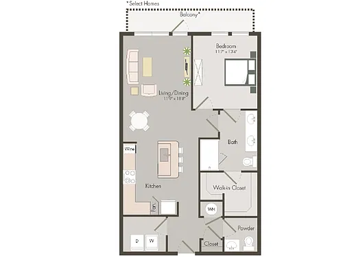 Floor plan A7C