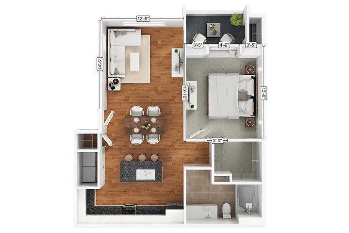 Floor plan 1d1 - Phase 2
