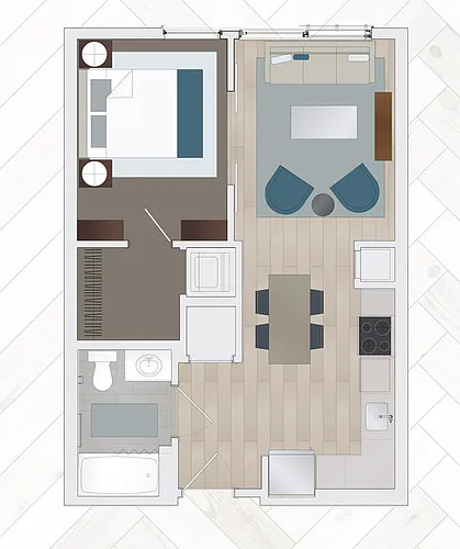 Floor plan A1JLB