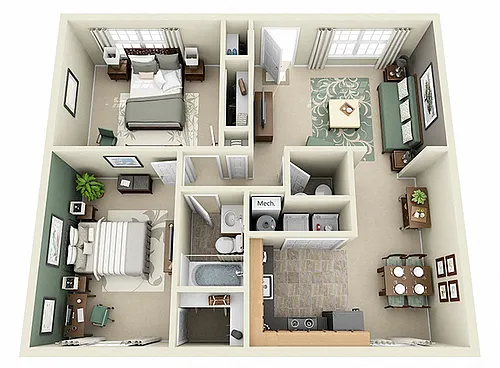 Floor plan Cottonwood