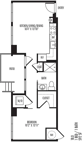 Floor plan 1B