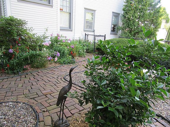 Fenced in "courtyard" area