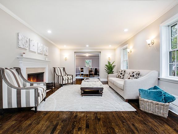 Formal Living Room with Fireplace