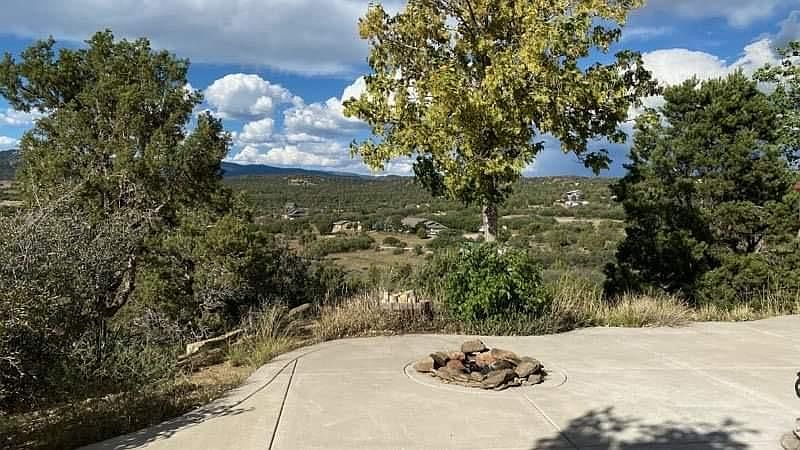 View from front patio looking north