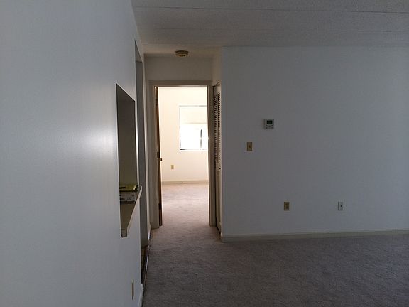 Looking from living/dining room to bedroom entry
