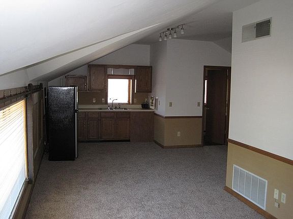 From living room facing kitchen