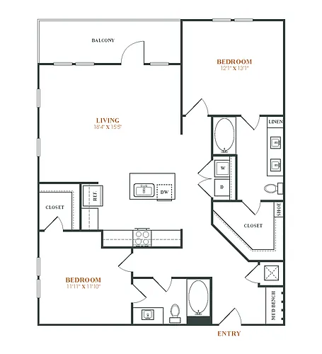 Floor plan B2