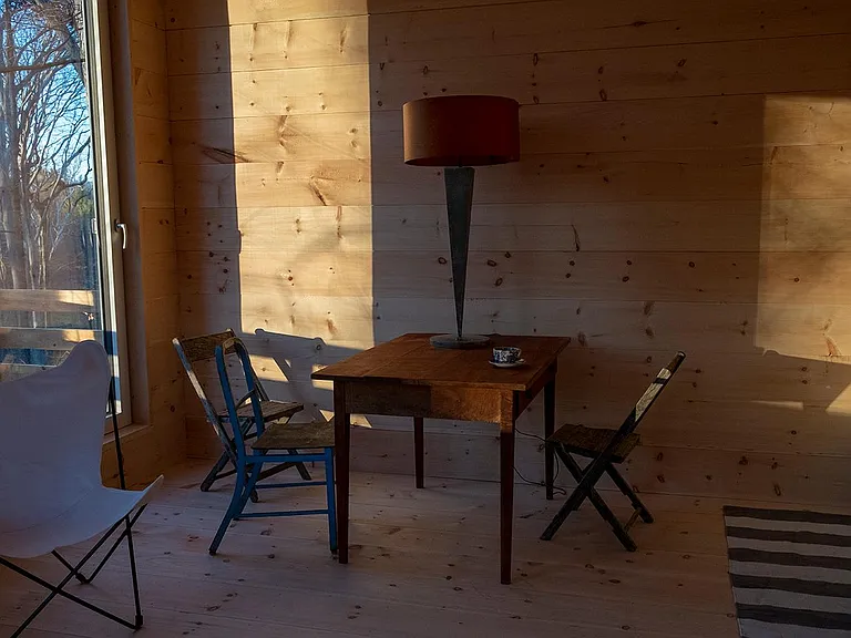 Simply furnished, lots of light