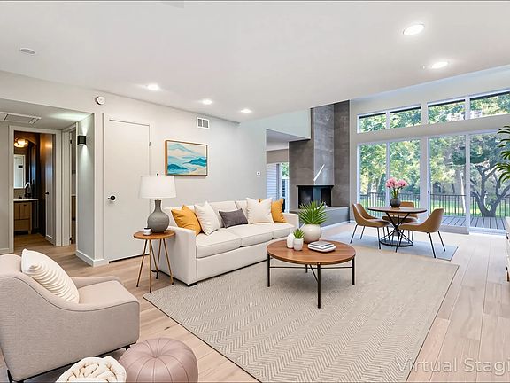 Living Room Virtual Staging