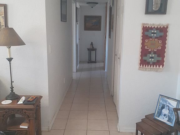 
View of hallway into living