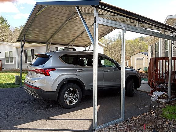 Double wide carport 