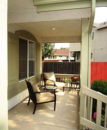Cozy Front Porch - perfect place to sit and enjoy the quiet cul-de-sac!