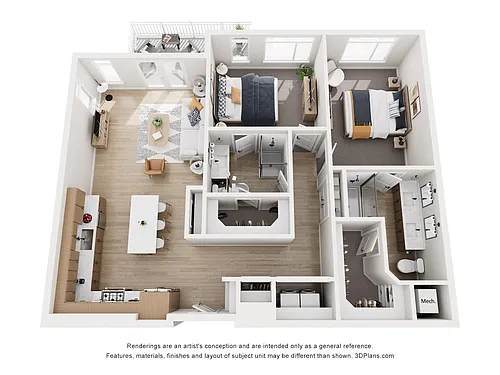 Floor plan B8