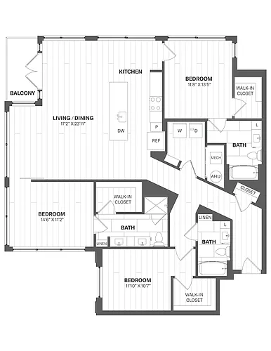 Floor plan 3A