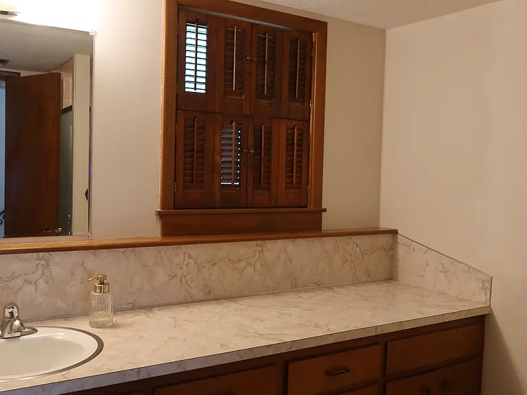 Bathroom off of second living area