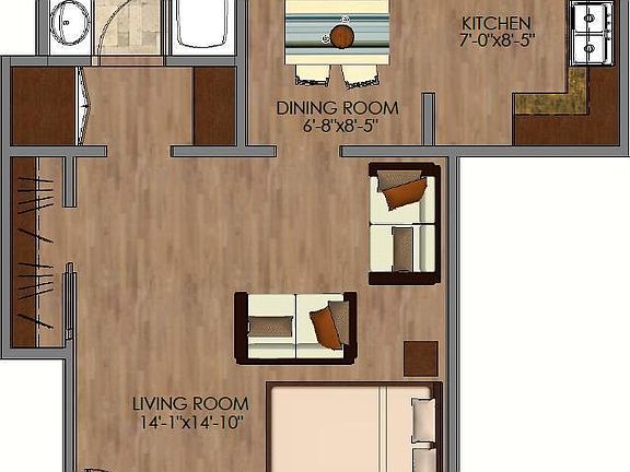 2nd image of 863 Center St APT 9
