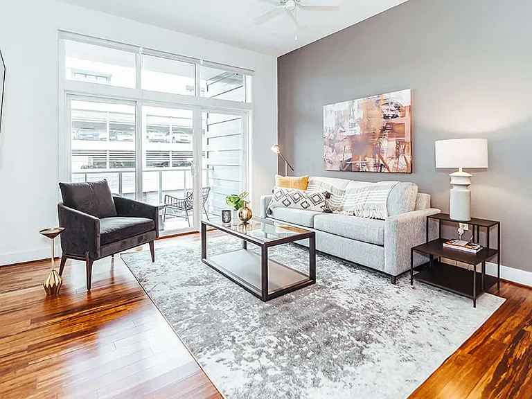 Living Room with 55