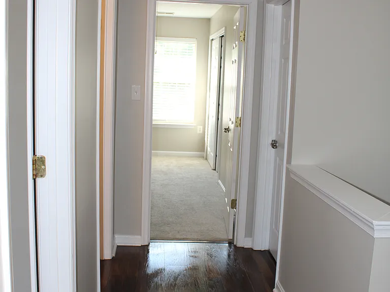 View from hall to bedroom