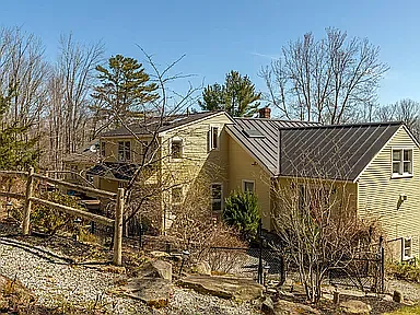 Backyard view of house