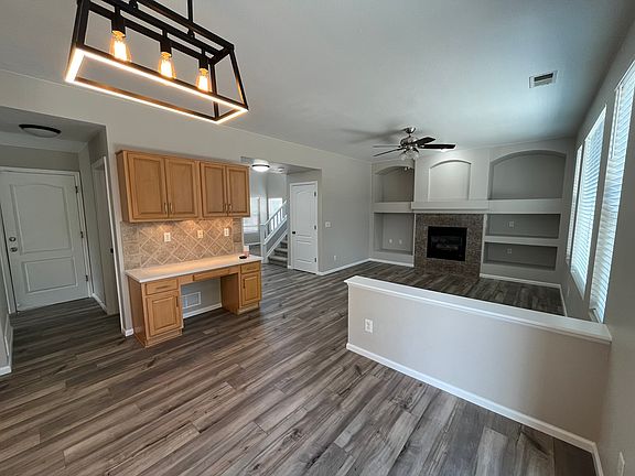 Family room, eat-in dining area
